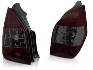 Zadné svetlá Citroen C2 03-10 Red Smoke LED