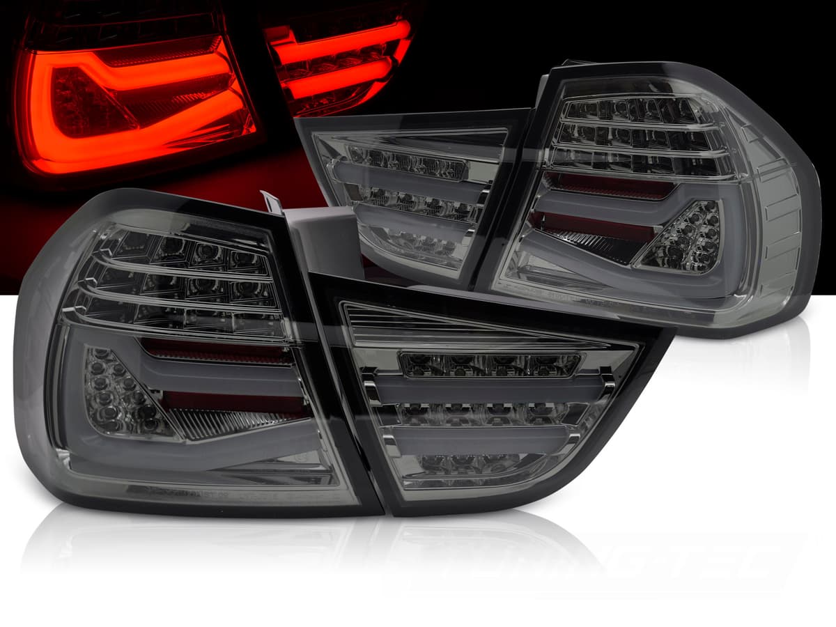 Zadné LED BAR svetlá BMW E90 LCI 09-11 Smoke — bazár