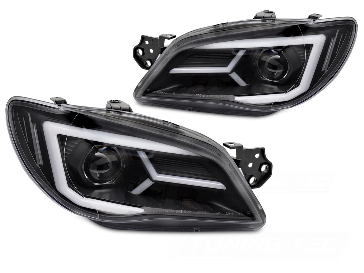Predné svetlá Subaru Impreza II GD GG 05-07 Black