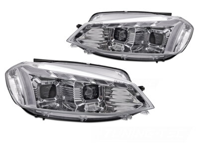 Predné Full LED svetlá VW Golf 7 17-19 Chrome