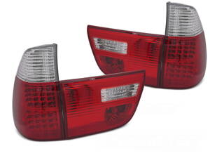 Zadné svetlá BMW E53 X5 99-03 Red White LED