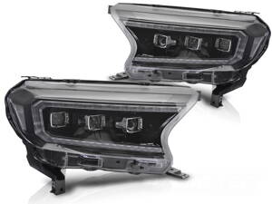 Predné Full LED svetlá Ford Ranger 5 16-22 Black WL