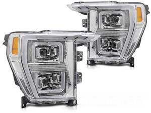 Predné Full LED svetlá Ford F150 MK14 20-23 Chrome