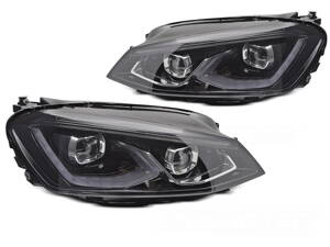 Predné Full LED svetlá VW Golf 7 Black